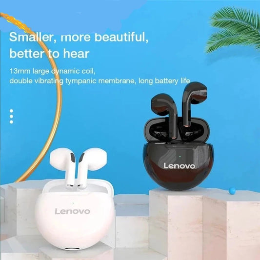 Écouteurs Bluetooth Lenovo Air Pro 6 TWS avec suppression du bruit, son Hi-Fi, contrôle tactile et étanche pour iPhone, Xiaomi, Android