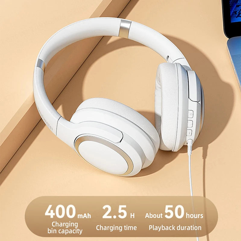 Lenovo TH40 Auriculares Estéreo Inalámbricos Bluetooth - Auriculares Deportivos HiFi y Micrófono Inteligente con Cancelación de Ruido